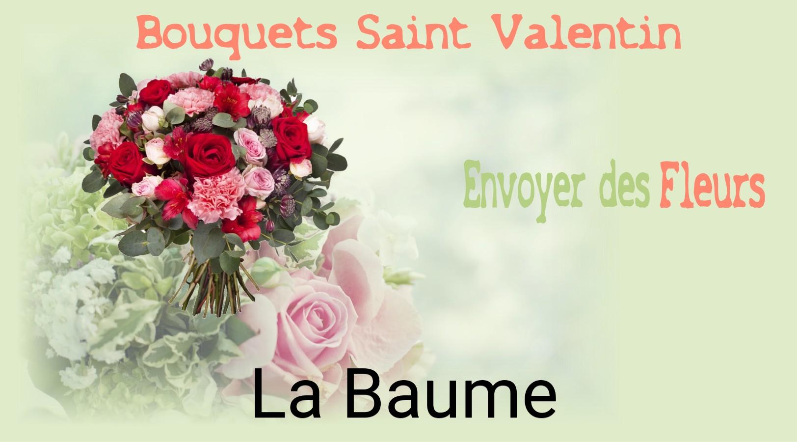 Roses de Saint-Valentin livrées à La Baume
